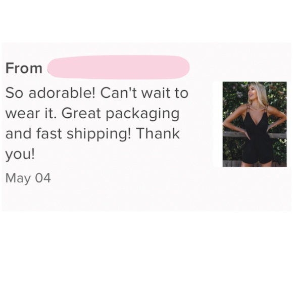 Casual Black Short Romper - Picture 6 of 7